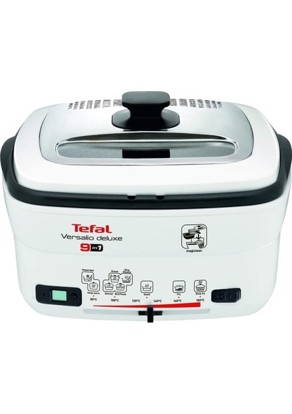 Klasik 1600W Beyaz Fritöz, Sağlıklı ve Hızlı Pişirme Için Ideal