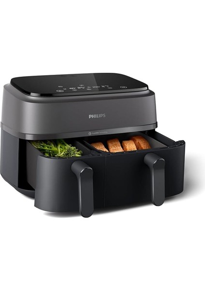 Çift Sepetli Airfryer 3000 Serisi, 2750W, 9l, Siyah modelleri