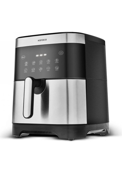 9 Litre, 10 Fonksiyonlu Akıllı Dokunmatik Airfryer, Geniş Hazne, Şık Siyah Tasarım fiyatları