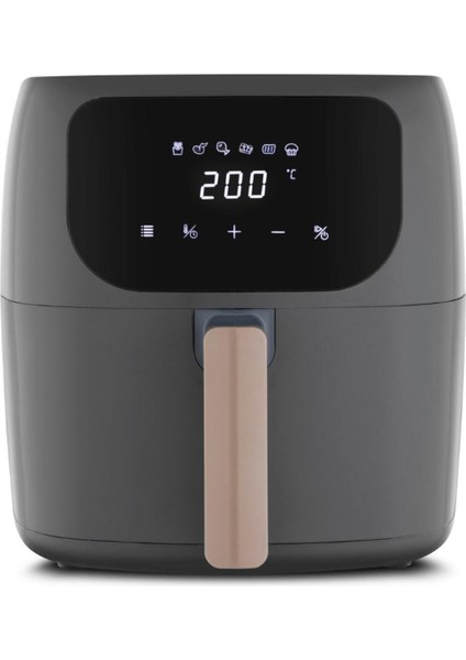 Gri Sıcak Hava Fritözü, Sağlıklı ve Pratik Yemekler Için Mükemmel Seçim