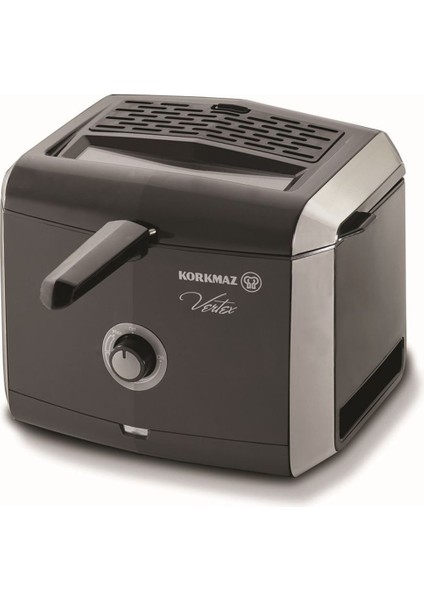A486 Vertex Fritöz Siyah, Şık ve Kullanışlı Mutfak Cihazı