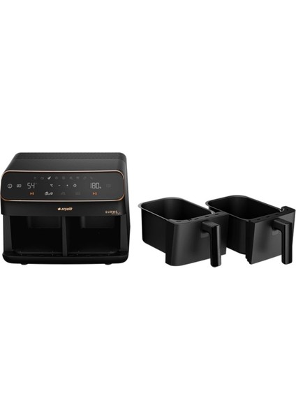 8.5 Lt Yağsız Fritöz Siyah, Sağlıklı ve Pratik Kullanım, Hızlı Pişirme fırsatları