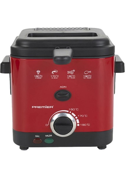 Kibar 1,5 L Beyaz Fritöz, Pratik ve Şık Mutfak Aleti