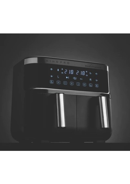 Çift Havalı Pişirme Robotu, Siyah, Çok Fonksiyonlu Elektronik Cihaz fırsatları