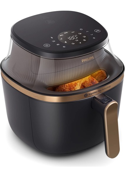 Renkli 4.2 Litre Çok Amaçlı Hava Pişirici Hediye Seti modelleri