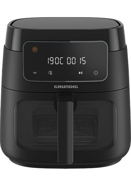 7,6 Litre Xxl Airfryer Camlı Siyah 7320 Airfit 640OSER