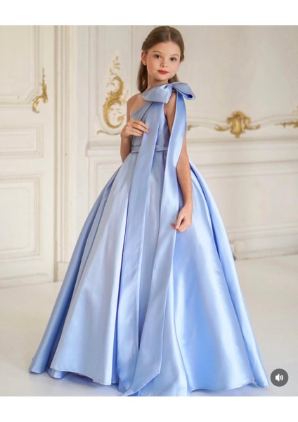 Kız Çocuk Tasarım Omuz Detaylı Prenses Elbise fırsatları