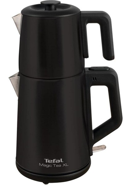 Paslanmaz Çelik Gövdeli 1650W Siyah Çay Makinesi, Hızlı ve Pratik Kullanım