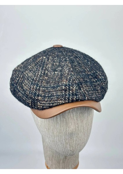 Kışlık Kaşe Kumaş Kasket Şapka – Klasik Desenli Model fiyatları