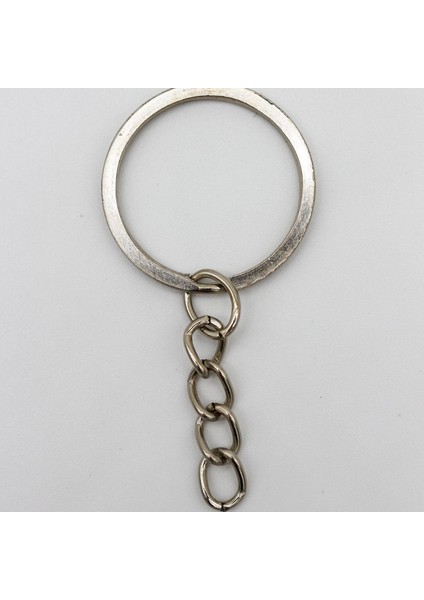 Zincirli Anahtarlık Halkası 25MM Gümüş - 1 Adet fiyatları