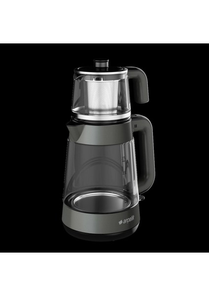 Gri Renkli Çay Makinesi, Hızlı ve Kolay Demleme Için Ideal modelleri