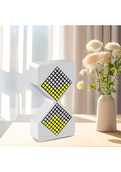 Modern Dijital Kum Saati Zamanlayıcı 1-30 Dk Şarjlı Pil Dekoratif LED Elektronik Saat