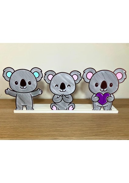 Sevimli Koala Boyama Seti | 3’lü Boyasız Ahşap Çocuk Aktivite Seti fiyatları