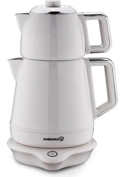 A332-05 Demiks Elektrikli Çaydanlık, Vanilya ve Krom Renk Seçenekleri