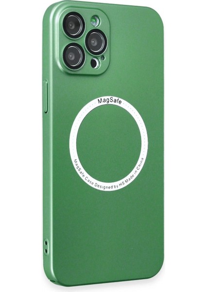 iPhone 12 Pro Kılıf Jack Magneticsafe Lens Silikon - Yeşil fiyatları
