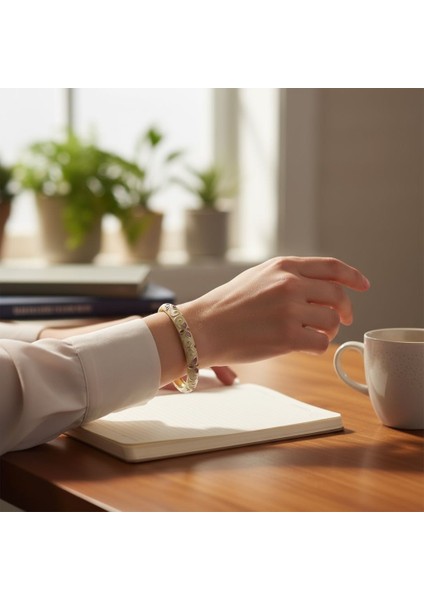 Beyaz Mor Çiçekli Mineli Bileklik fiyatları