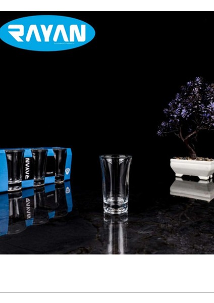 Kahve Yanı 6'lı Su Bardağı Tosca Shot ROYALEKS-TG-2022 modelleri