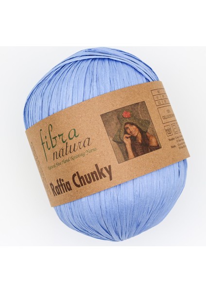Raffia Chunky El Örgü Ipliği 100GR 120MT 114-11 Açık Ispirto - 1 Adet