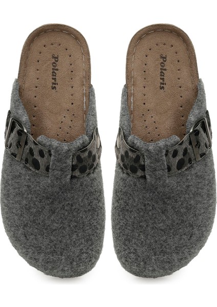 609034.Z5PR Gri Kadın Sabo Terlik