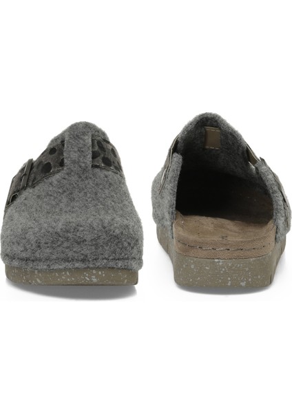 609034.Z5PR Gri Kadın Sabo Terlik