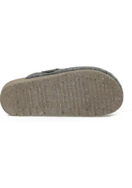 609034.Z5PR Gri Kadın Sabo Terlik