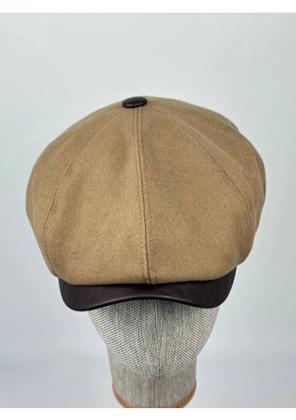 Kışlık Kaşe Kasket Şapka – Deri Siperlikli, Kaşe Yünlü Kumaş modelleri