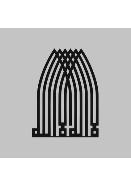 Ahşap Işleme Duvar Süsü- 40 cm x 30 cm