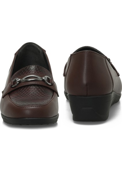165041.Z5PR Bordo Kadın Loafer