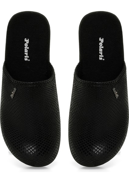 609014.Z5PR Siyah Kadın Ev Terliği