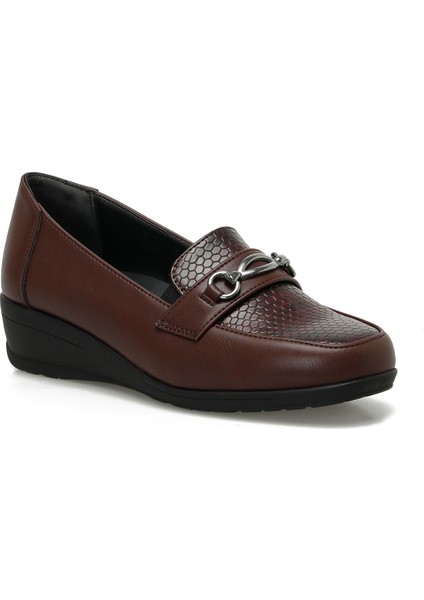165041.Z5PR Bordo Kadın Loafer