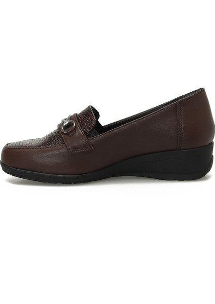 165041.Z5PR Bordo Kadın Loafer