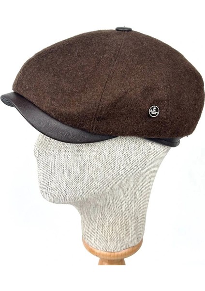 Kışlık Kasket Şapka – Retro Stil Kaşe Kumaş