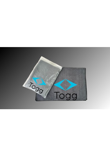 Mikrofiber Oto Kurulama Yıkama Havlusu 50X70 cm Araba Logolu Çift Taraflı Bez 440 Gsm