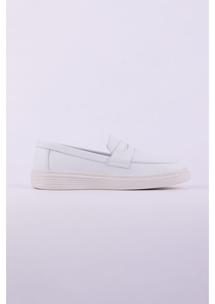 Hakiki Deri Kadın Loafer Ayakkabı 25KBLB2025