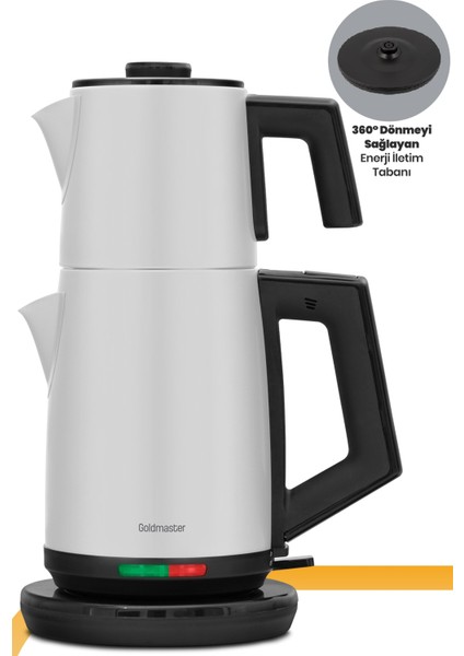 2200W Paslanmaz Çelik Çay ve Su Isıtıcı, Damlatmayan, Şık ve Dayanıklı Tasarım fırsatları