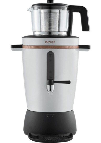 2000 W Cam Demlikli Semaver, Şık ve Kullanışlı Ev ve Ofis Için Ideal Seçim