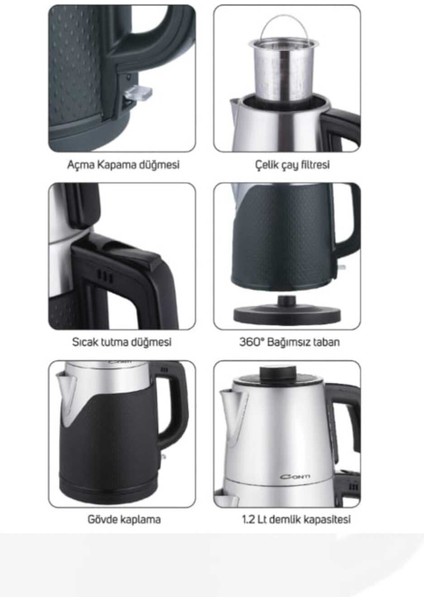 Paslanmaz Çelik Çaycı Kapaklı, Dayanıklı ve Şık Tasarım fiyatları