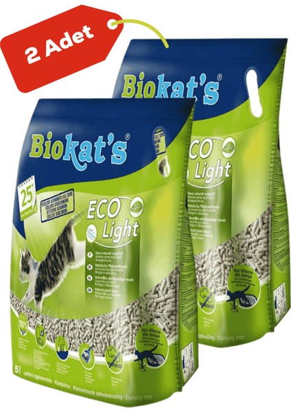 Biokats Pelet Kedi Kumu Eco Light 2X5LT