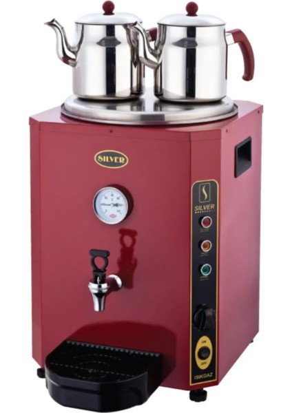 Gelişmiş 2 Demlikli Çay Otomatı, Pratik ve Şık Tasarım