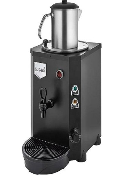 Mini Jumbo Çay Makinası 7lt, Tek Demlikli, Siyah, Hızlı ve Pratik Kullanım