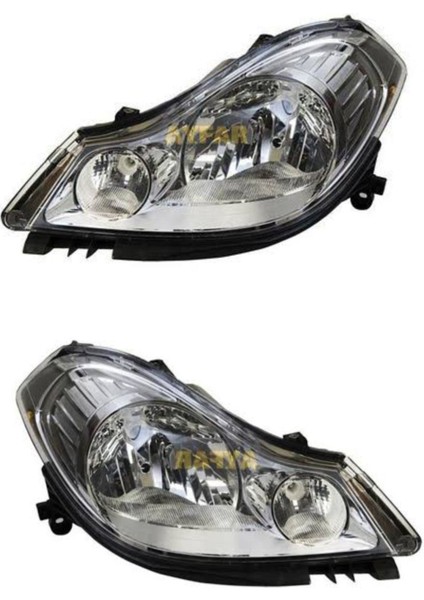 Renault Clio Symbol Thalia Ön Far Sağ+Sol Takım Manuel 2009-2013