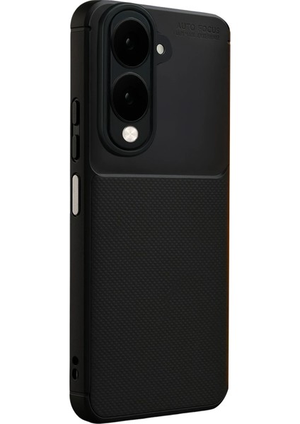Depomix Newface Vivo Y29S Auto Focus Karbon Kapak - Siyah modelleri