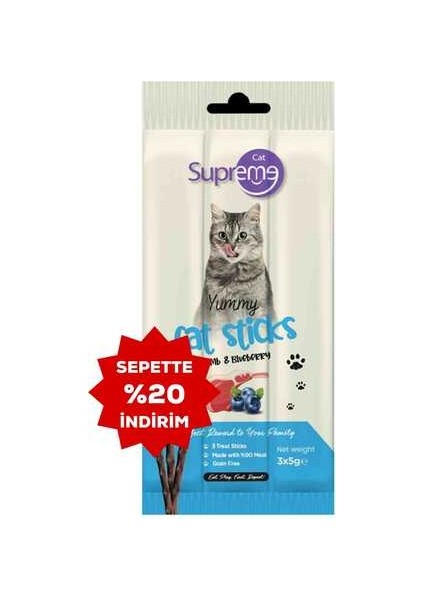 Kuzu ve Yaban Mersinli Ödül Çubuk 3X5GR