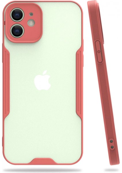 iPhone 12 Kılıf Platin Silikon - Pembe