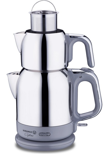 Inox Gri Elektrikli Çaydanlık 1.7 Lt, Şık ve Kullanışlı Ev Gereci modelleri