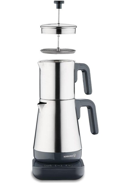 Gri Satin Elektrikli Çaydanlık, Şık ve Kullanışlı Tasarım modelleri