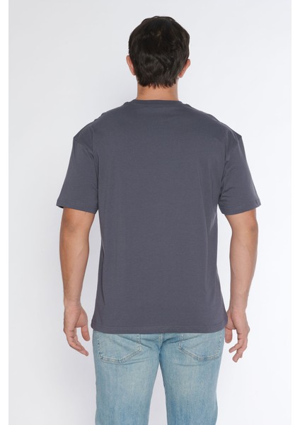 Erkek Bisiklet Yaka %100 Pamuk Oversize T-Shirt modelleri