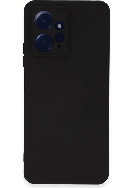 Xiaomi Redmi Note 12 4g Kılıf Nano Içi Kadife Silikon - Siyah