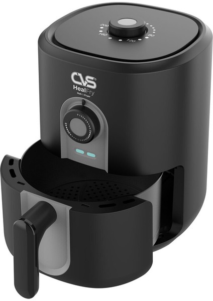 Siyah 5,5 Litre Sıcak Hava Fritözü, Sağlıklı ve Pratik Kullanım