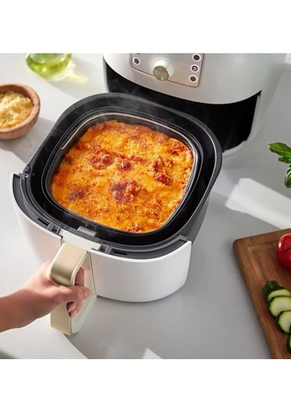 Büyük Kapasiteli Pişirme Kağıdı ve Airfryer Seti, 1,4 kg Tavuk Veya Patates. fırsatları